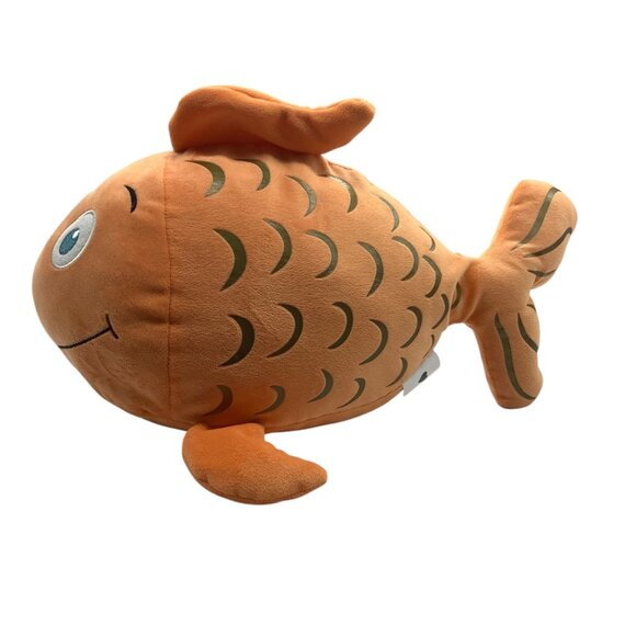 Kohls Cares The Fish with the Deep Sea Smile Stuffed Animal Toy 12" Orange Book - Picture 2 of 8